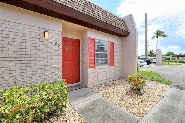 view of entrance to property