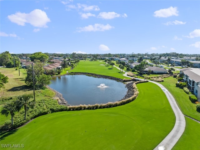 view of property's community featuring a water view