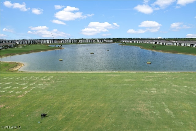 view of water feature