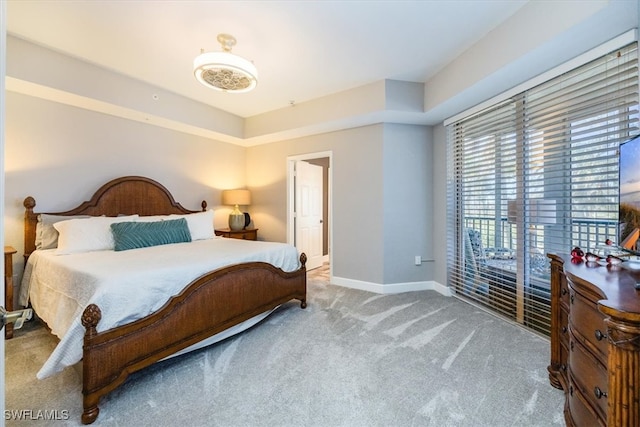 bedroom featuring carpet floors