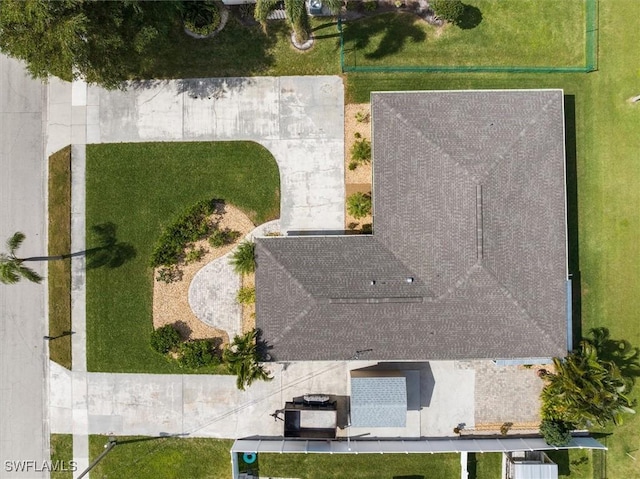 1656 Saint Clair Ave E, North Fort Myers, FL 33903 - aerial view of property and surrounding area