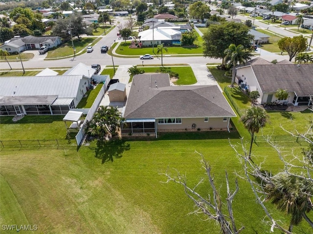 1656 Saint Clair Ave E, North Fort Myers, FL 33903 - aerial perspective of suburban area