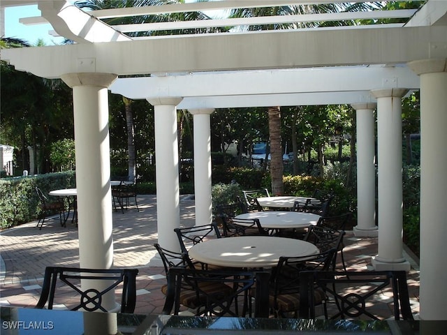 view of patio