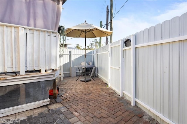 view of patio