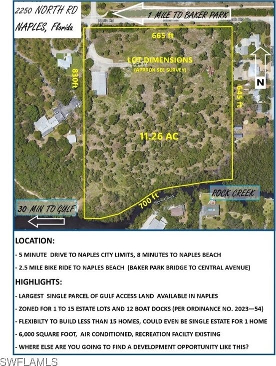 2250 N Rd, Naples FL, 34104 land for sale