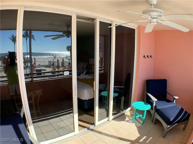 140 Estero Blvd Unit 2101, Fort Myers Beach, FL 33931 - exterior space featuring ceiling fan and a balcony