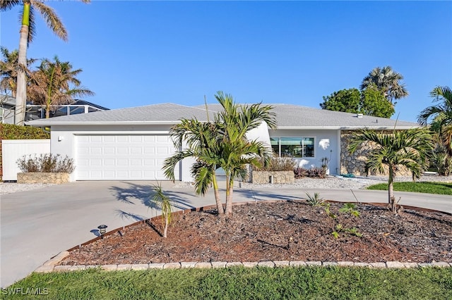 ranch-style house with a garage