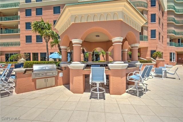 view of patio / terrace featuring area for grilling