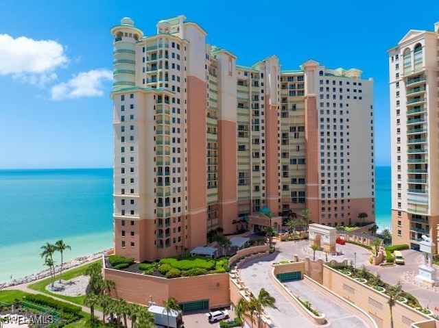 view of property featuring a water view