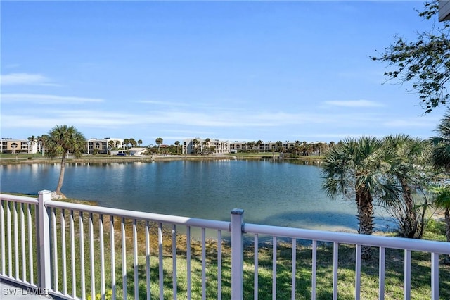 view of water feature