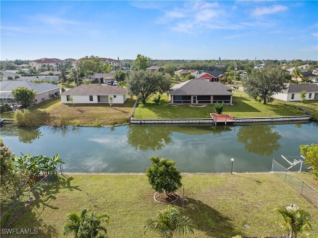 property view of water