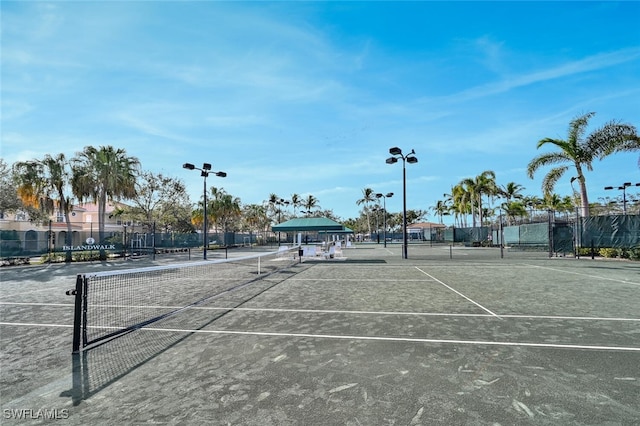 view of sport court