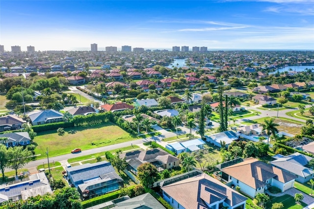 bird's eye view featuring a residential view