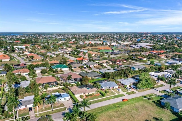 drone / aerial view featuring a residential view