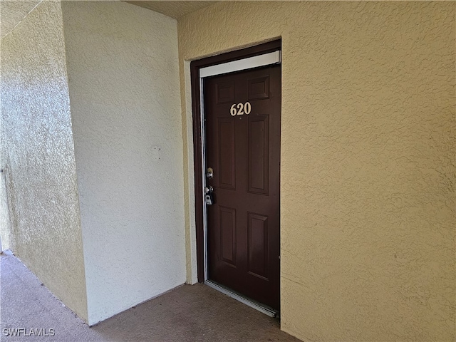 view of entrance to property