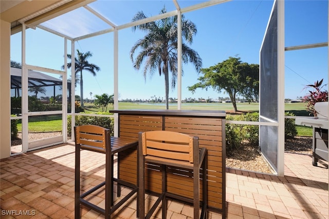 sunroom with a wealth of natural light