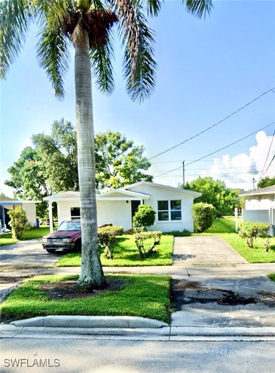 view of front of home