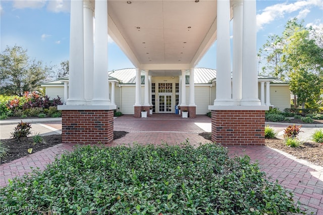 view of patio / terrace with a porch