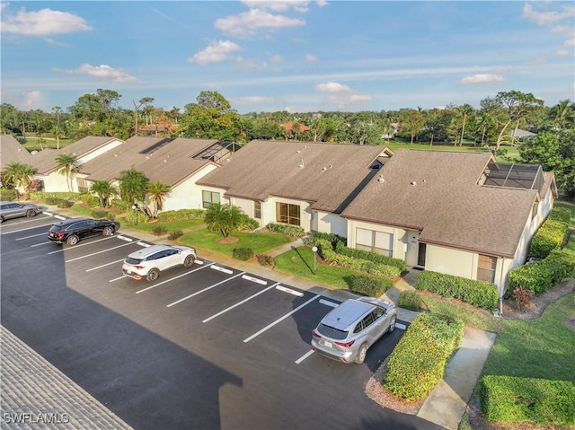 birds eye view of property featuring a residential view