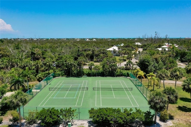 view of sport court