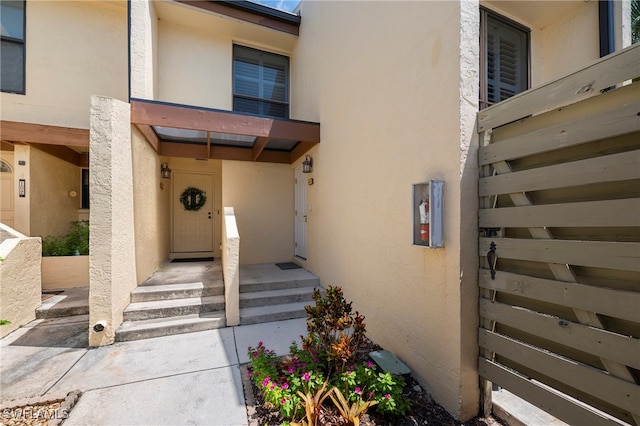 view of entrance to property