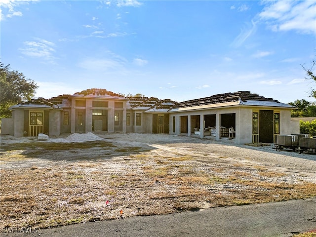 view of front of home