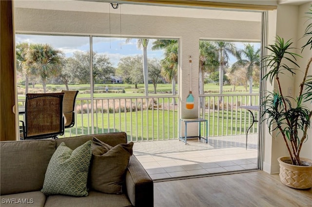 486 Edgemere Way E Unit 2-3, Naples, FL 34105 - entryway with wood finished floors