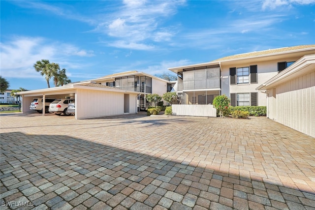 view of front of home