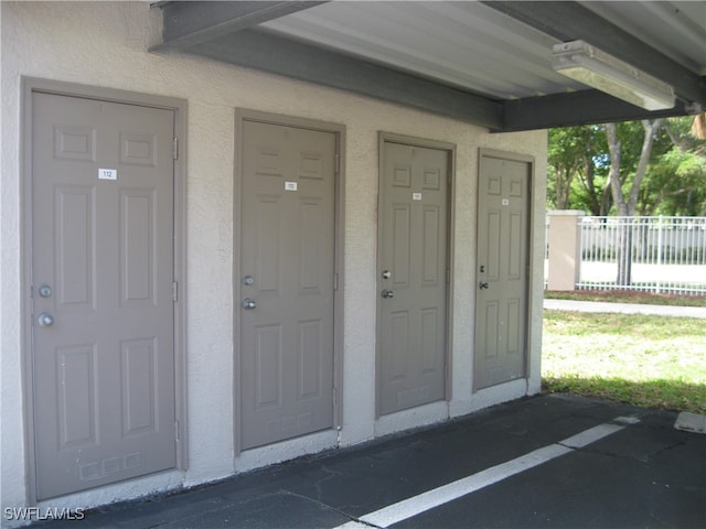 view of property entrance