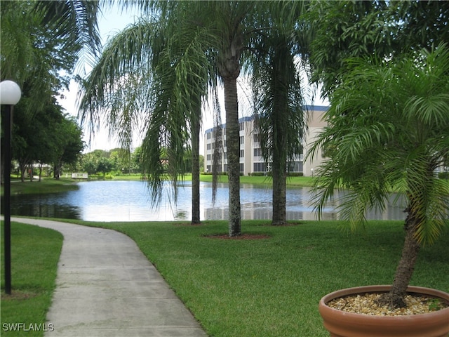 view of water feature