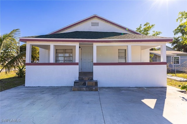 view of front of home