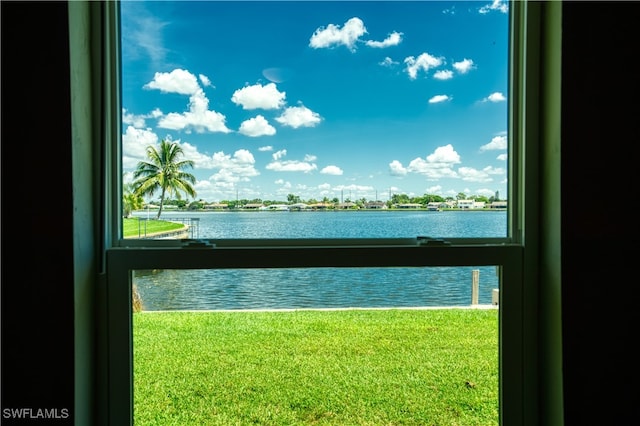 property view of water