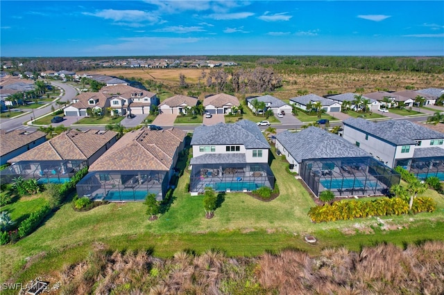 birds eye view of property featuring a residential view