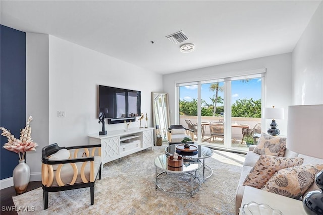 view of living room