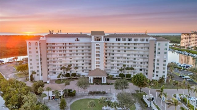13105 Vanderbilt Dr Unit 802, Naples, FL 34110 - view of property with a water view