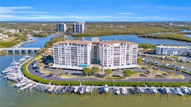 13105 Vanderbilt Dr Unit 802, Naples, FL 34110 - bird's eye view of a nearby body of water and numerous boat docks