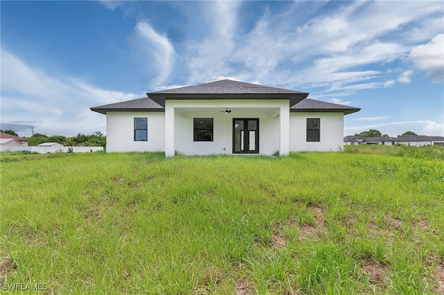 view of back of property