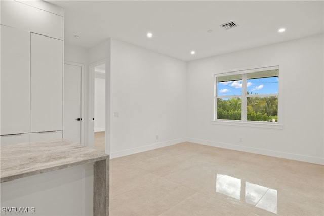 view of tiled empty room