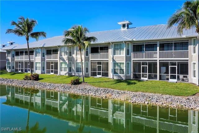 view of property featuring a water view