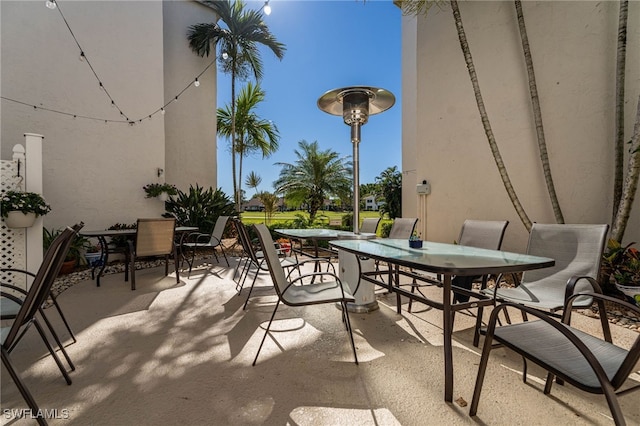 view of patio / terrace with outdoor dining area