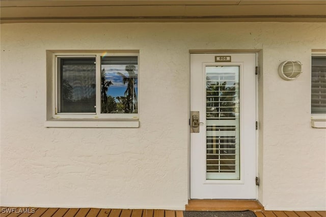 view of entrance to property