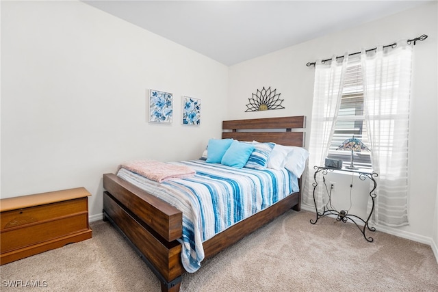 bedroom featuring carpet floors