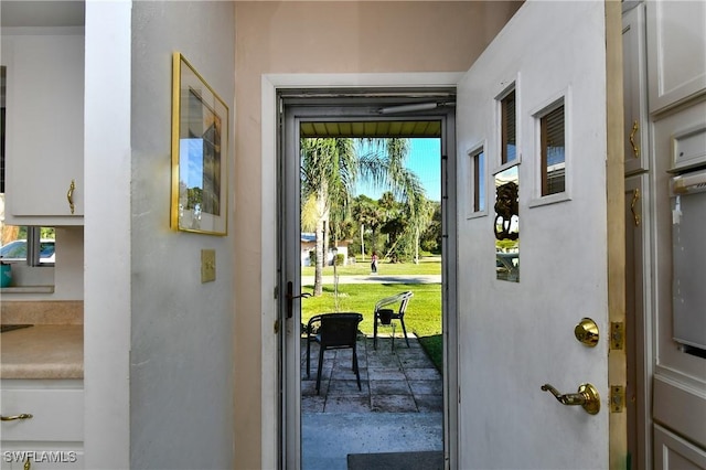 entryway with a healthy amount of sunlight