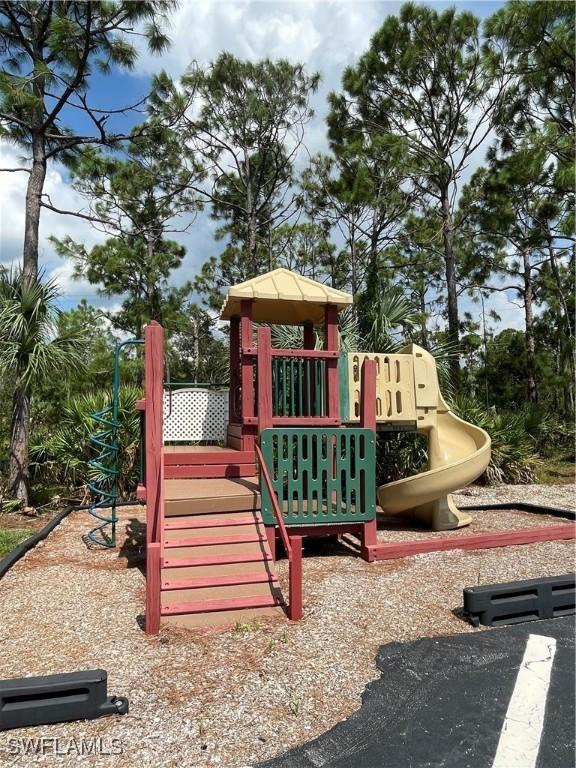 view of jungle gym