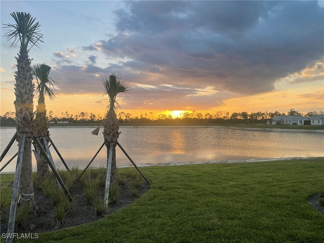 view of water feature