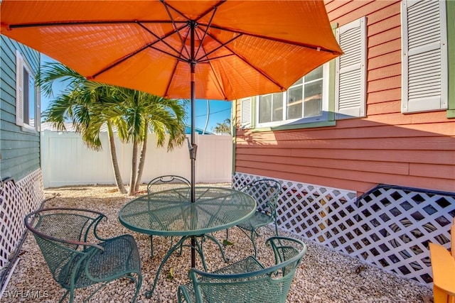 view of patio