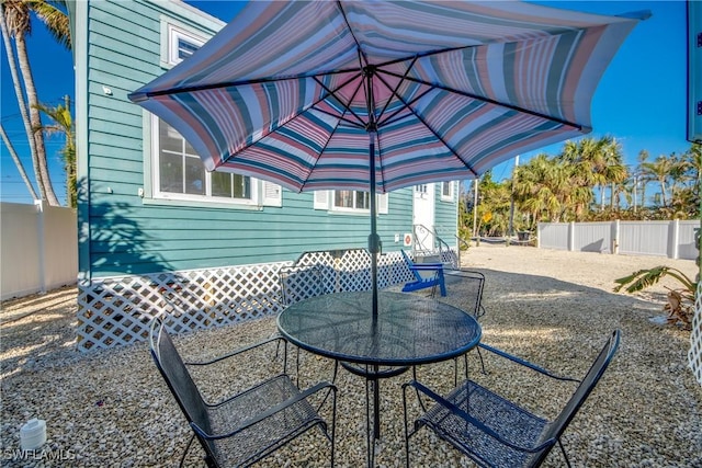 view of patio