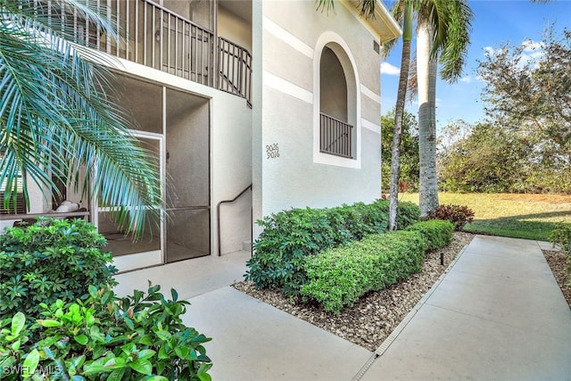 view of entrance to property