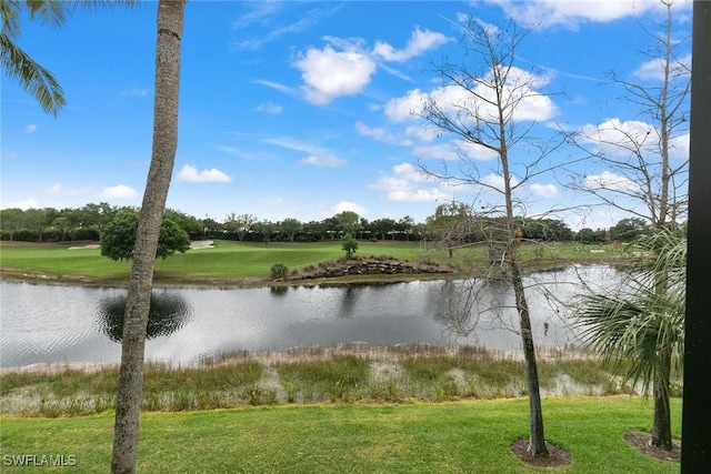 property view of water