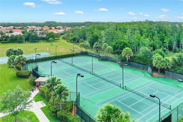 view of sport court